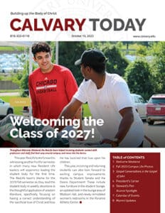 Fall 2023 Calvary Today
