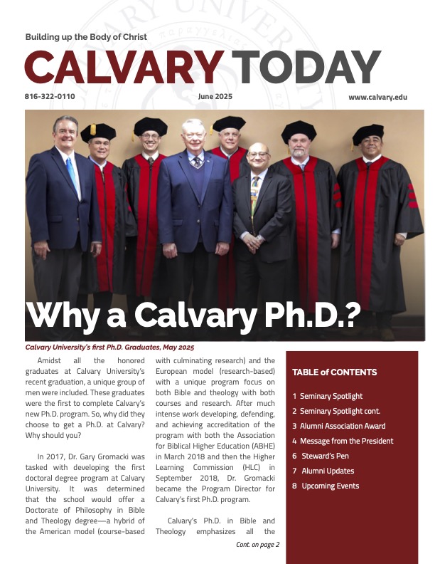 Spring 2025 Calvary Today