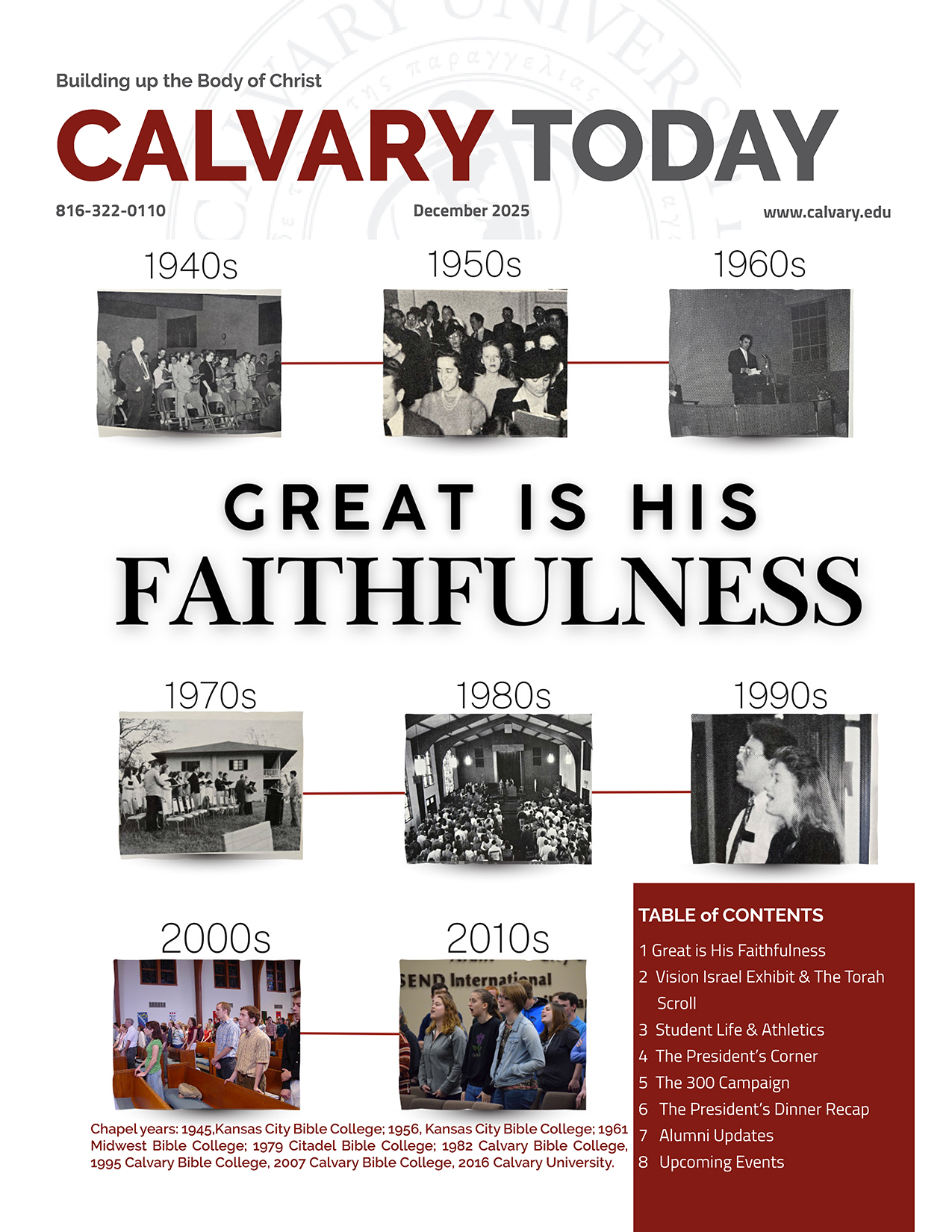 Fall 2025 Calvary Today